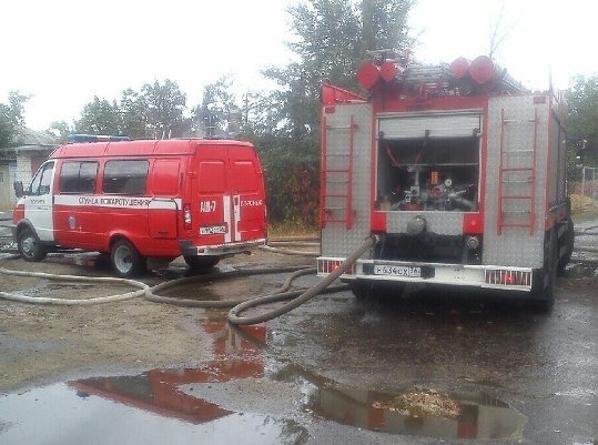 Пожар в Новоусманском районе