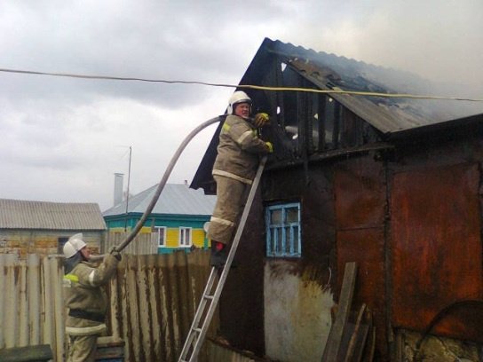 Пожар в Новоусманском районе